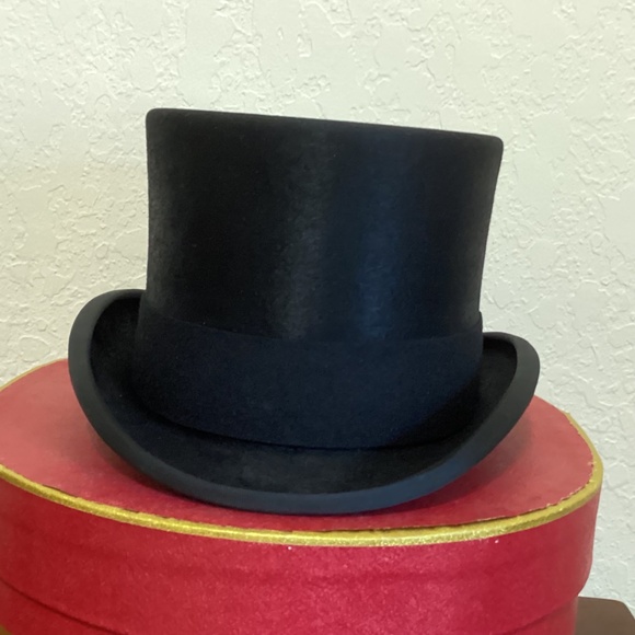 New in Box! Christys Melusine Fur Felt Top Hat Black - Picture 3 of 11